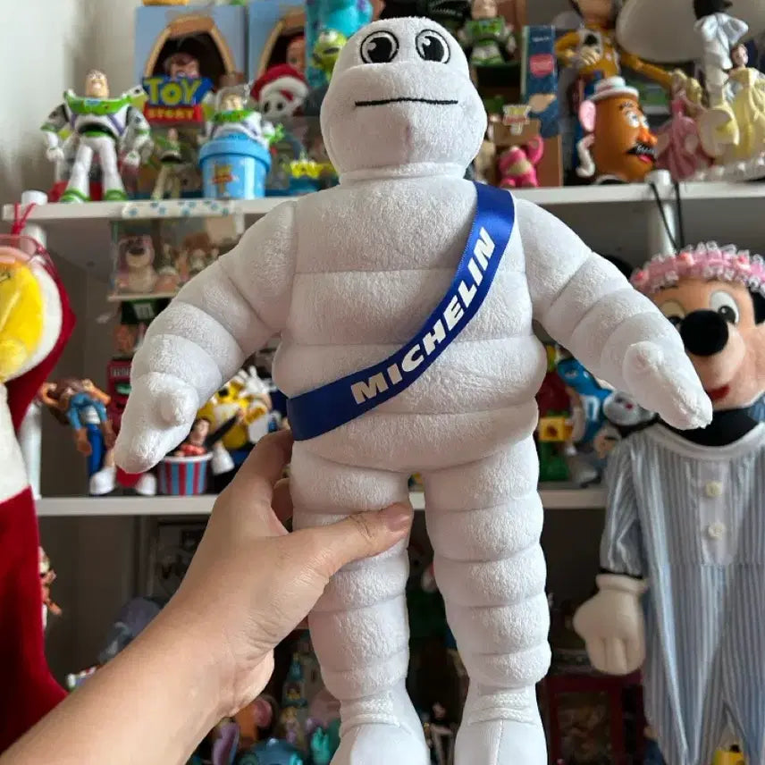 [BUNJANG] Michelin Tire Bibendum Character Plush Doll / 미쉐린타이어 캐릭터 인형