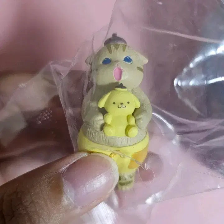 [BUNJANG] Sanrio Pompompurin Cat Mofusand Figure / 산리오 폼폼푸린 고양이 모프샌드 피규어