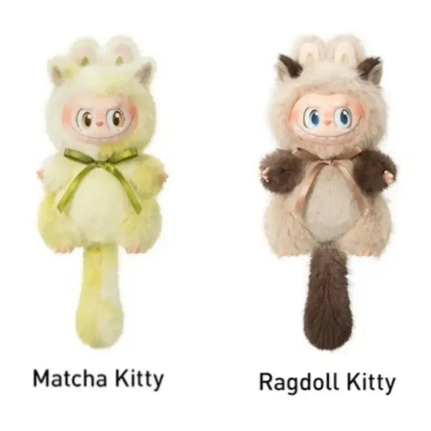[BUNJANG] Labubu Cat Mode On Plush Keychain Matcha / [무료배송] 라부부 캣 모드 온 인형 키링 말차 맛차 Matcha 고양이 판매합니다.