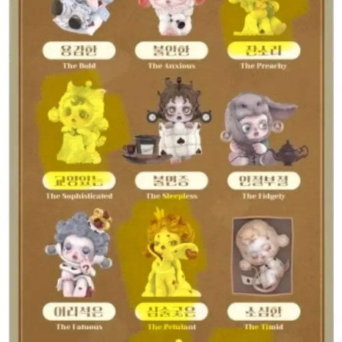 [BUNJANG] Skullpanda Wonderland 5 Figure Bundle Set / 스컬판다 원더랜드 5종 일괄