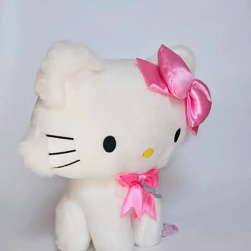 [BUNJANG] Hello Kitty Pink Ribbon Plush (Medium) / 핑크리본 챠미키티 인형(중)