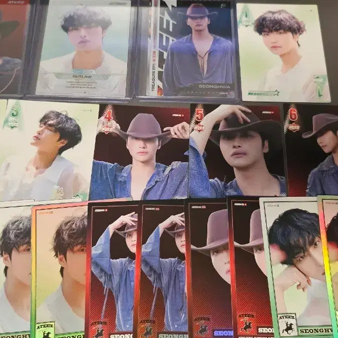 [BUNJANG] Teleca Ateez Seonghwa 19 Types Bundle Set / 테레카 teleca  에이티즈 ateez 성화 19종 일괄 팝니다.