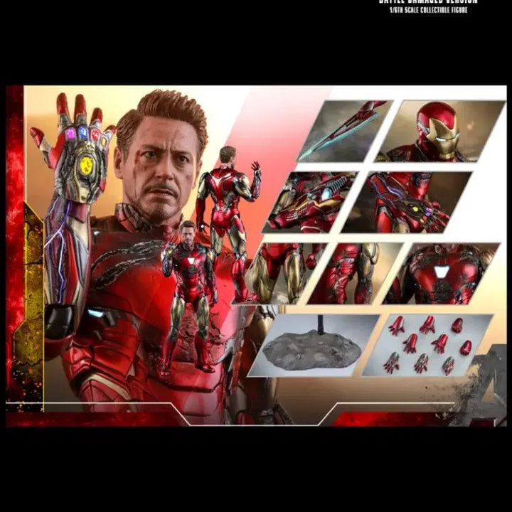 [BUNJANG] Hot Toys Iron Man Mark 85 Battle Damaged Version Sealed / [미개봉 새상품] 핫토이 아이언맨 마크85 배틀데미지