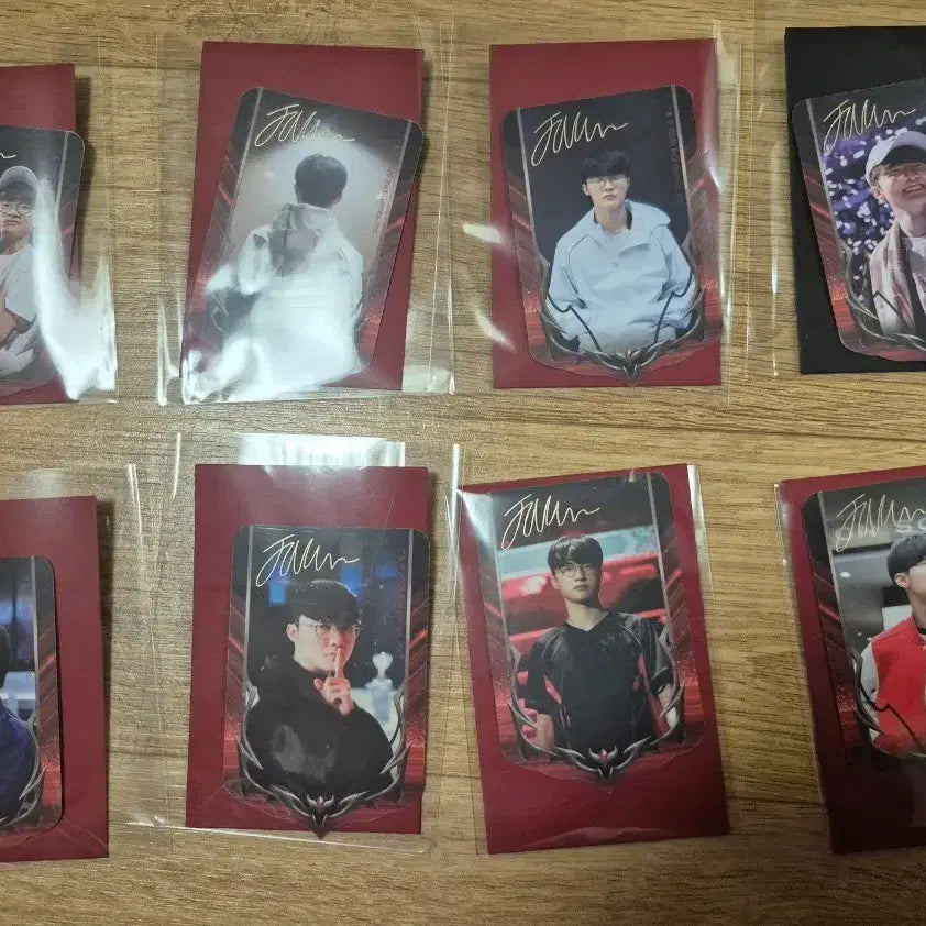 [BUNJANG] Faker Stamp 8-Type Card Set / 페이커  우표 8종 카드 세트