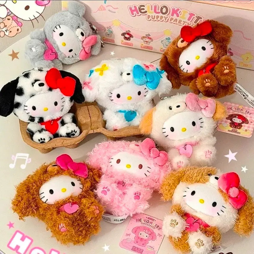 [BUNJANG] Sanrio x TOPTTOY Hello Kitty Puppy Party Doll Keychain - Mal ...