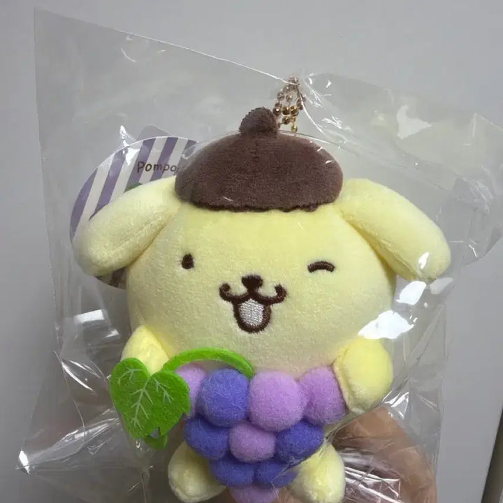 [BUNJANG] Munu Grape PomPomPurin Plush / 무뉴 포도 폼폼푸린