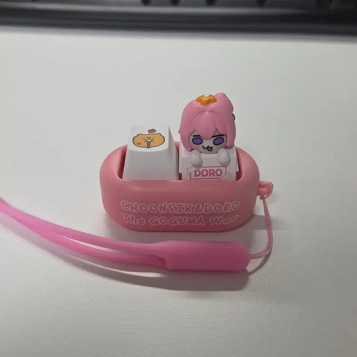 [BUNJANG] Nikke Doro-long Chunsik Keycap Keyring / 니케 도로롱 춘식이 키캡 키링 doro