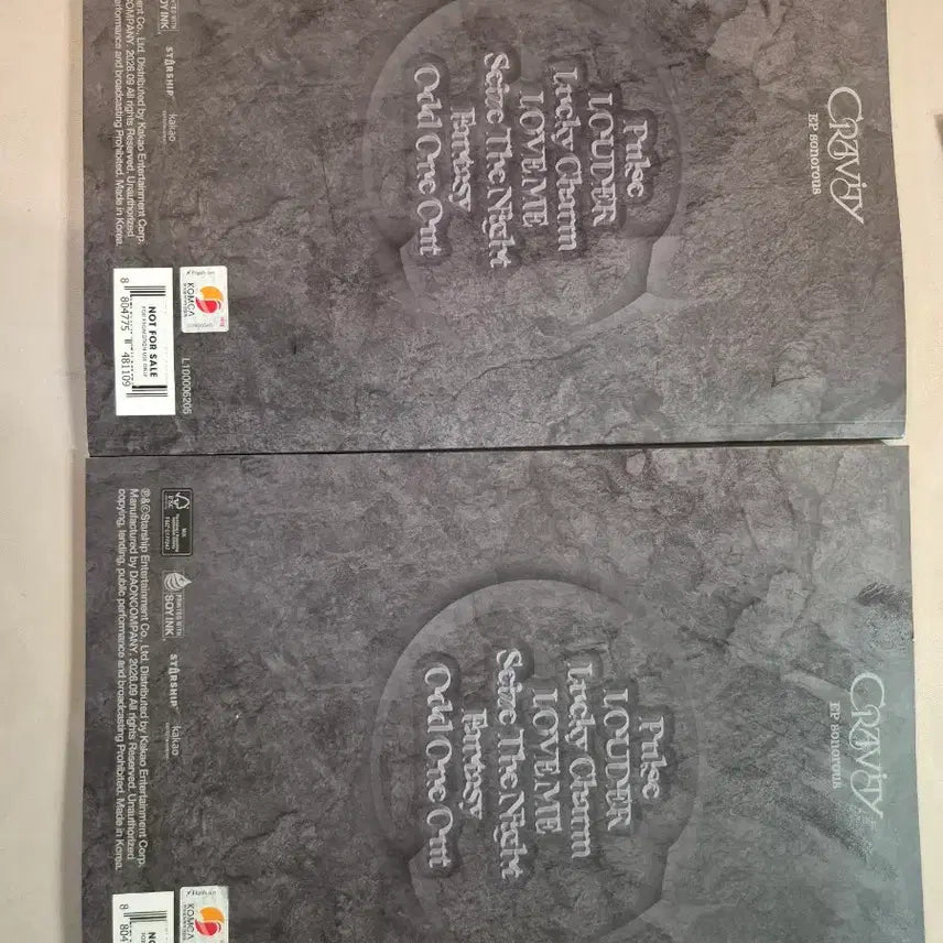 [BUNJANG] CRAVITY Signed Album Bundle Set / 크래피티 싸인앨범 두장 무료배송