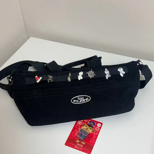 [BUNJANG] PLAVE Abyong Bag + Happy PLAVE Day Badge Set Bundle / 플레이브 아뵹가방+해피 플레이브데이 뱃지세트 일괄