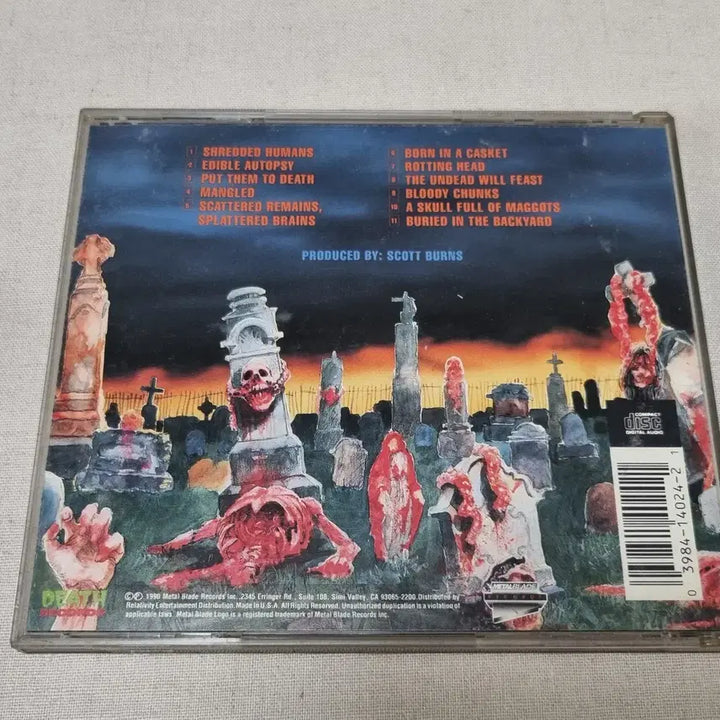 [BUNJANG] Carnal Corpse Eaten Back to Life CD (Import) / [수입반] 카니발 콥스 - Eaten Back to Life 앨범 CD