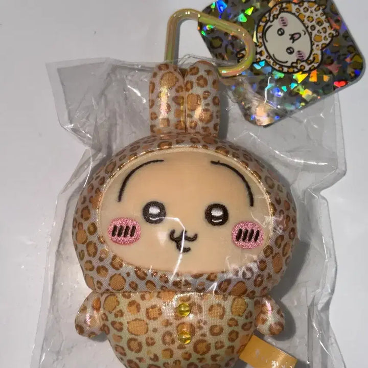 [BUNJANG] Chiikawa Usagi Leopard Skirt Mascot / 치이카와 중치마 용치마 레오파드 우사기 마스코트