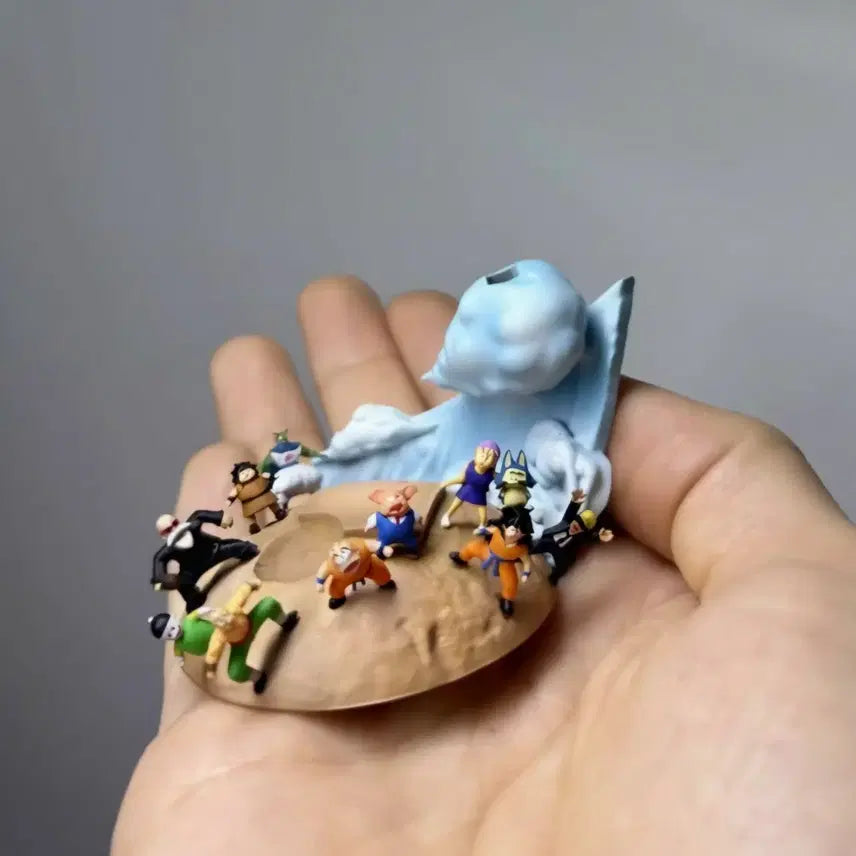 [BUNJANG] Dragon Ball Z Goku and Chi-Chi Nimbus Cloud Resin Statue / 드 ...