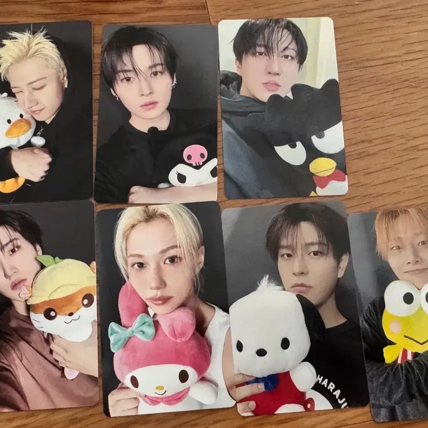 [BUNJANG] Stray Kids Sanrio Collaboration Photocard Set OT7 / 스트레이키즈 스 ...