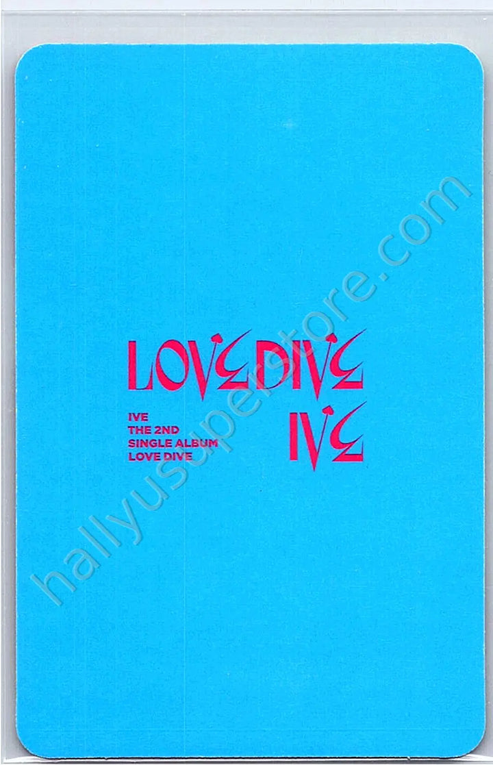 IVE - Yujin - LOVE DIVE album photocard jewel case version
