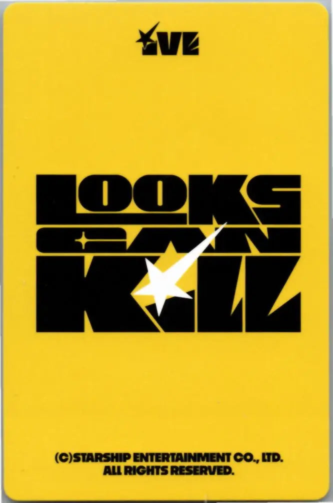 IVE "Looks Can Kill" - Official Photocard [26.10.27]