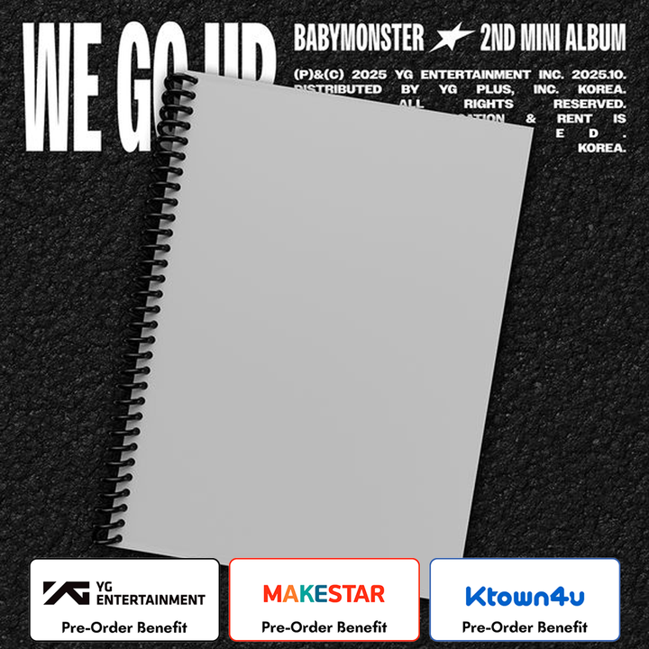 [Pre-Order] BABYMONSTER  -2nd MINI ALBUM [WE GO UP] +Pre-Order Benefit (GO Ver.) (2)