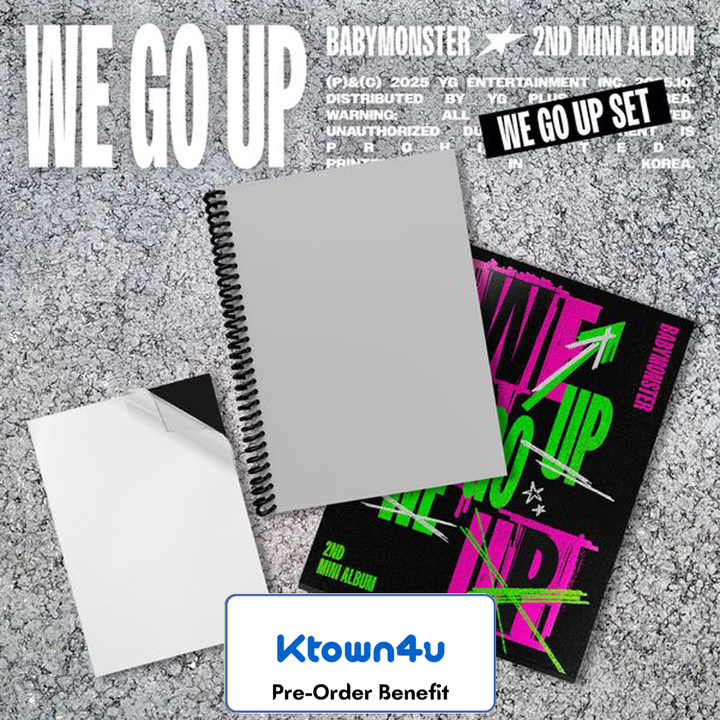 [Pre-Order] BABYMONSTER  -2nd MINI ALBUM [WE GO UP] (WE GO UP SET) +Pre-Order Benefit (2)