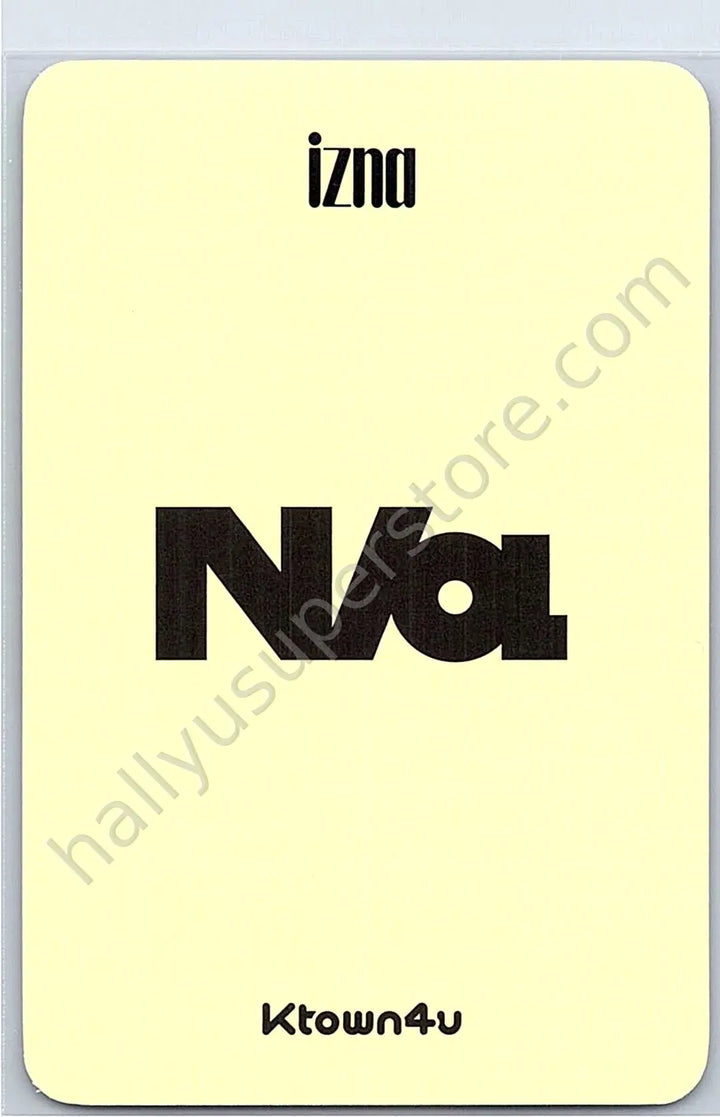 izna - Koko - N/a fansign ktown4u nemo version pob (pre-order benefit)