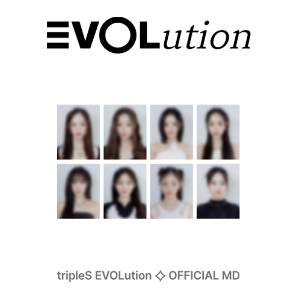 TripleS - TripleS EVOLution オフィシャルMD（ポストカードセット、証明写真セット、ポラロイド型フォトカードセット） 