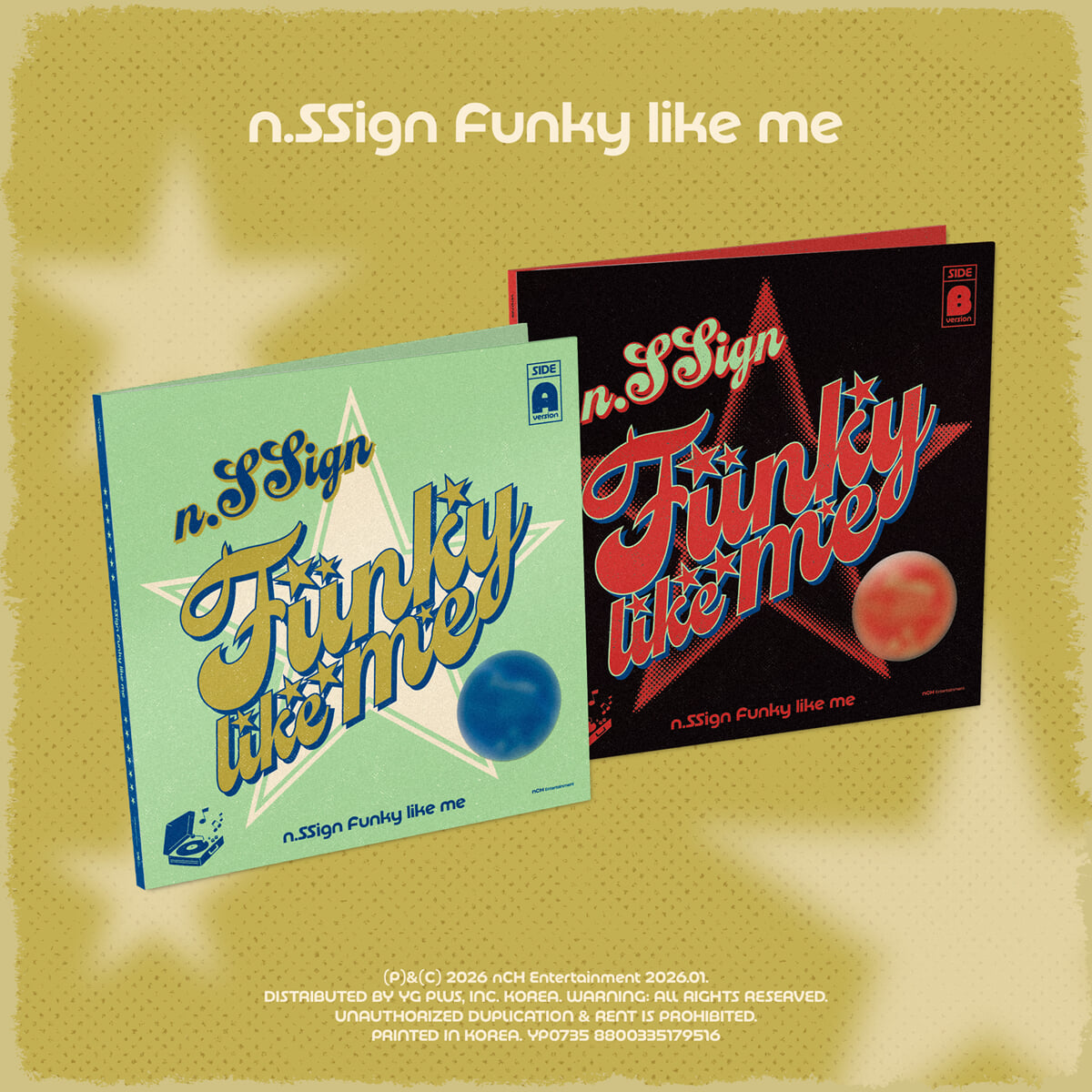 [Hallyu4U - Online Merch] n.SSign - Funky like me (Pre-Order Benefit)