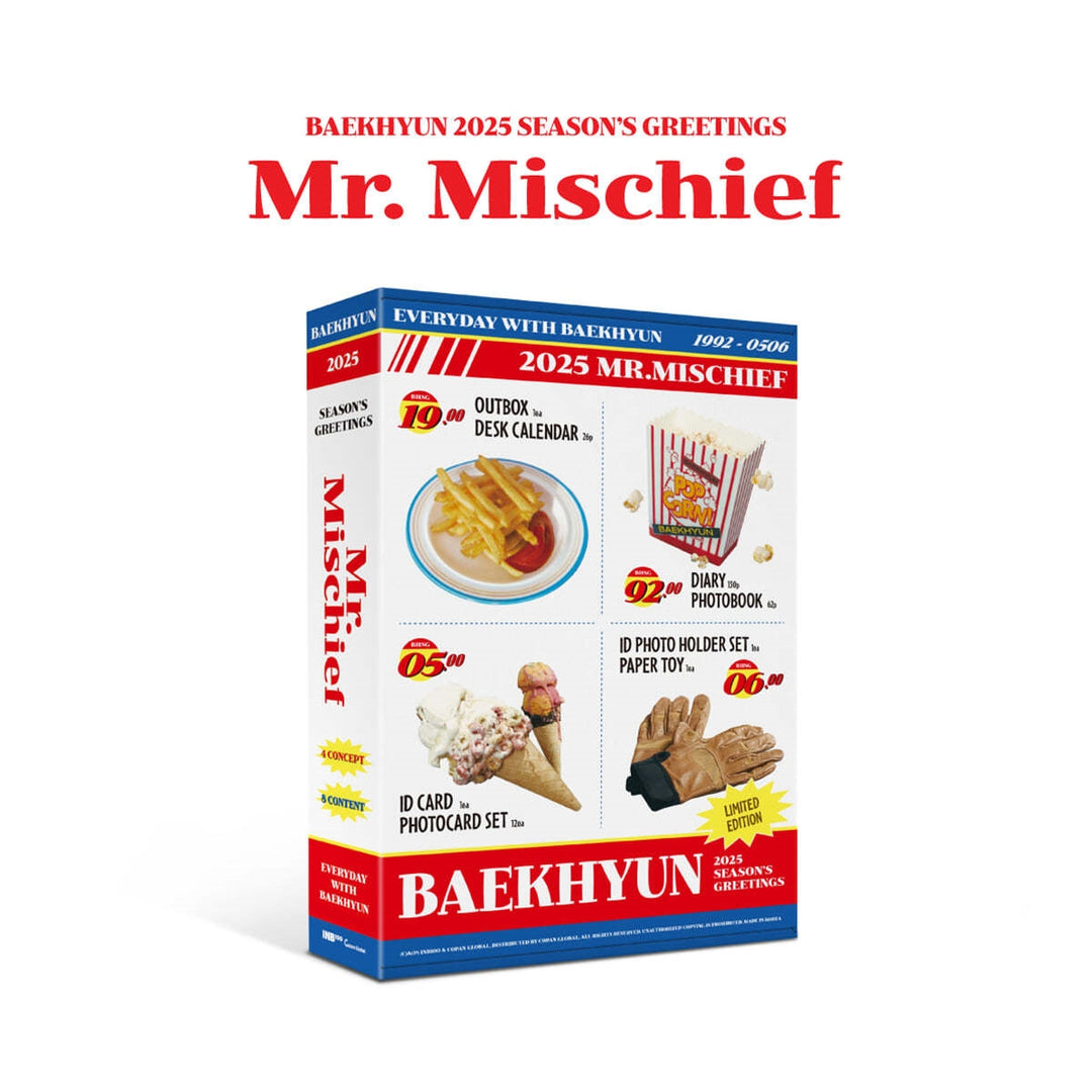 [Pre-Order] BAEKHYUN 2025 Season’s Greetings [Mr. Mischief] + Pre-Order Benefit