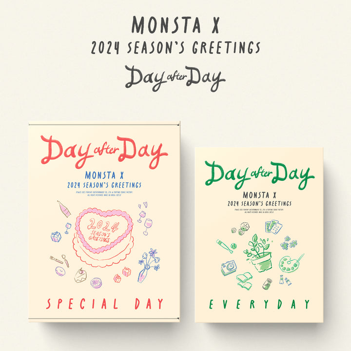 Monsta X - Monsta X 2024 Season's Greetings "Day after Day" (Choose Version)