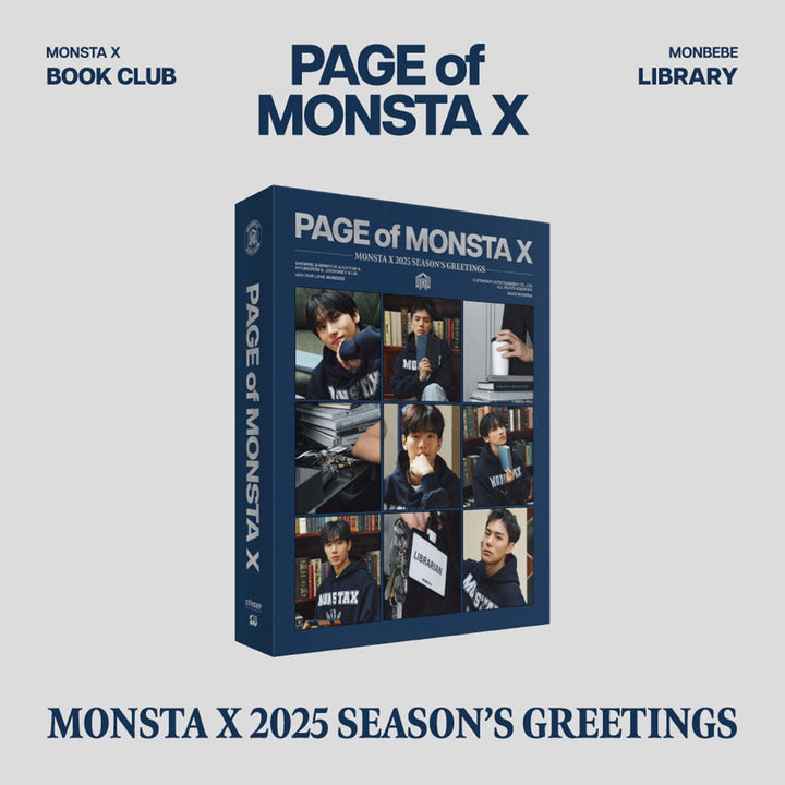 [Pre-Order] Monsta X - 2025 Season's Greetings "Page of Monsta X" + Pre-Order Benefit