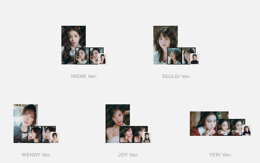 [예약] 레드벨벳 - 2023 Red Velvet 4th Concert : 'R to V' - ID CARD + DECO STICKER SET