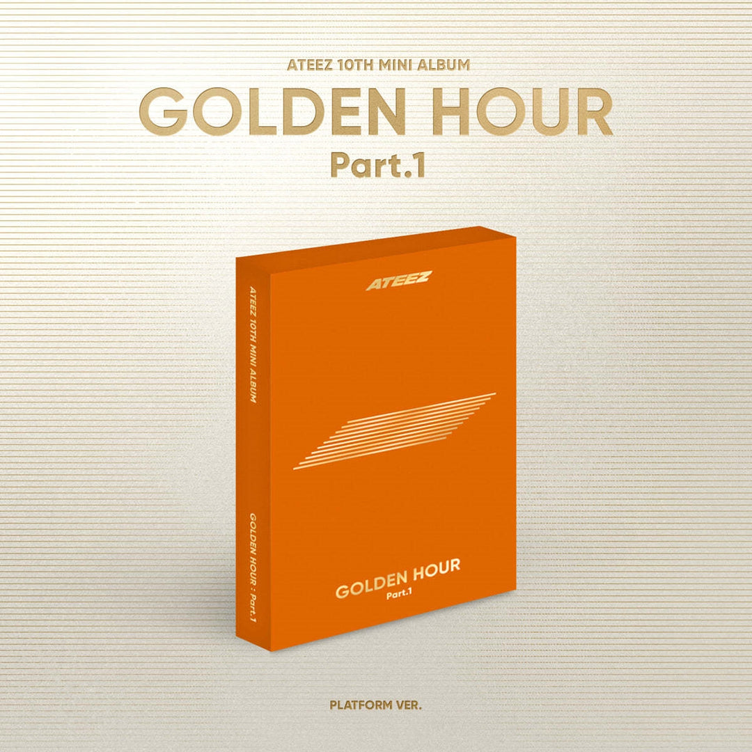 [Pre-Order] Ateez - 10th Mini "GOLDEN HOUR : Part.1" (Platform Ver.)