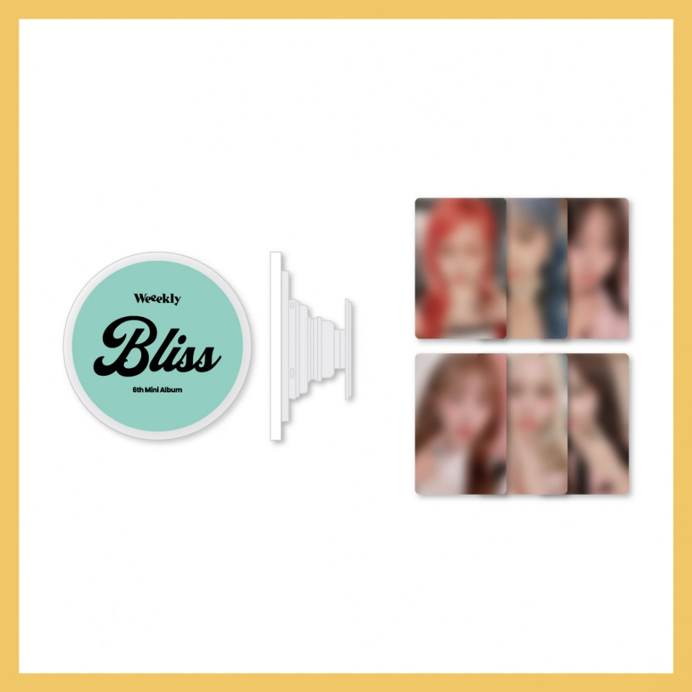 Weeekly - "Bliss" Official MD (Acrylic Tok, Mini L-Holder) - HALLYUSUPERSTORE