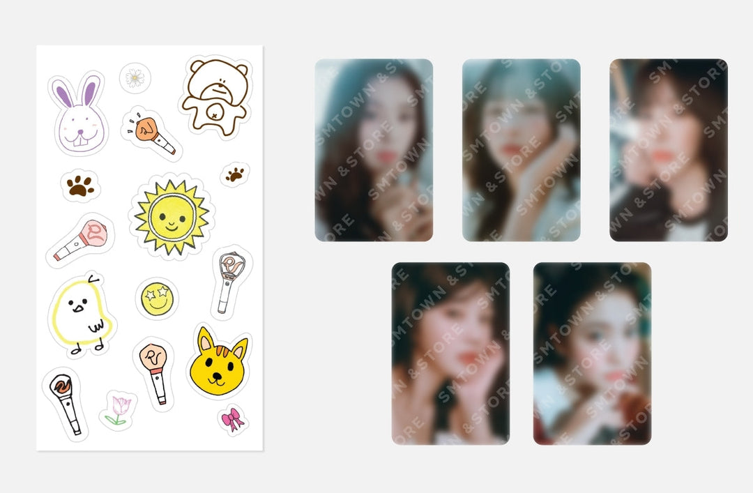 [예약] 레드벨벳 - 2023 Red Velvet 4th Concert : 'R to V' - ID CARD + DECO STICKER SET