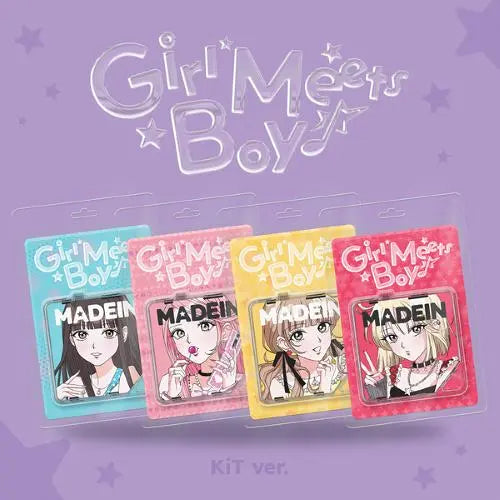 [Hallyu4U - Album] Madein - "Girl Meets Boy" (Olive Young Lucky Draw Event) [Kit Ver.]