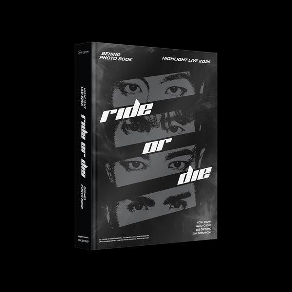 [Hallyu4U - Online Merch] HightLight - Live 2025 "Ride or Die" Behind PhotoBook (Pre-Order Benefit)