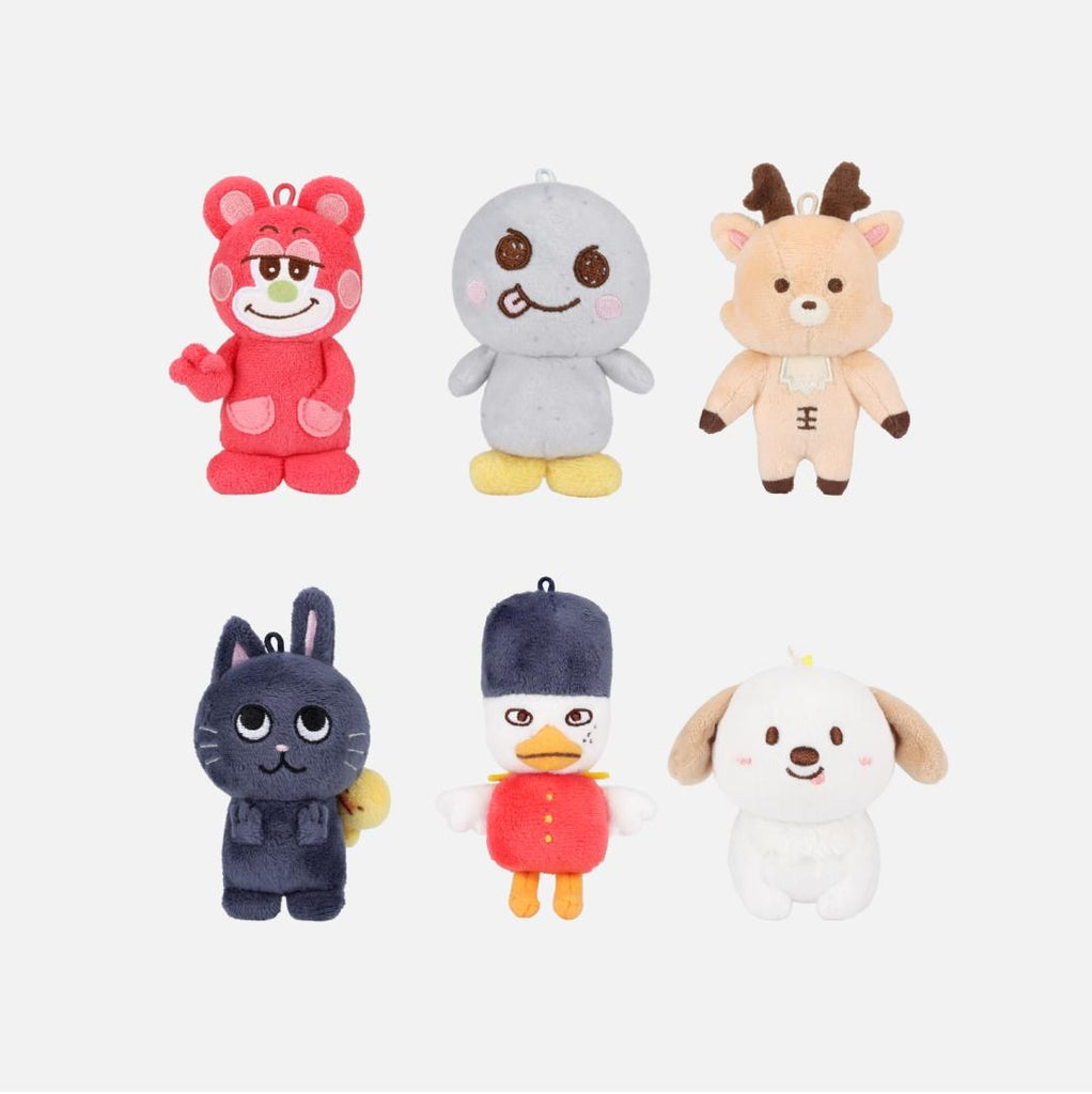 Cute Cartoon Animal Doll Keychain, Kpops AESPA Winter Plush Toy