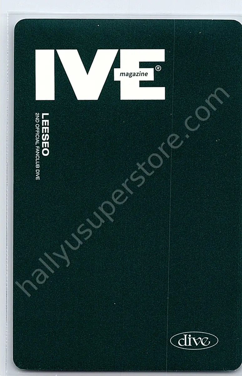 IVE - Leeseo - 2nd DIVE Official Fanclub: MAGAZINE IVE