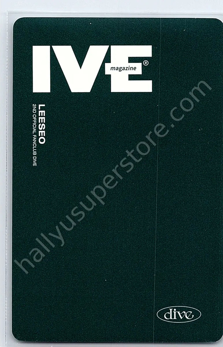IVE - Leeseo - 2nd DIVE Official Fanclub: MAGAZINE IVE