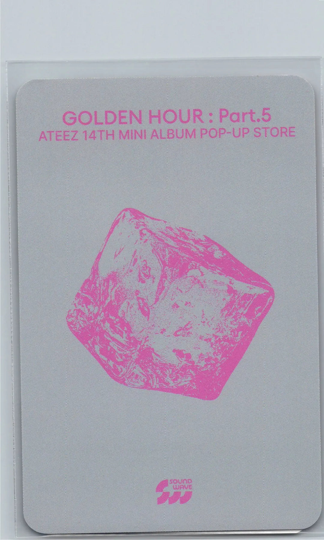 ATEEZ "GOLDEN HOUR : Part.5" - Soundwave POP-UP Lucky Draw Event Photocard, Card Sticker [26.06.26]