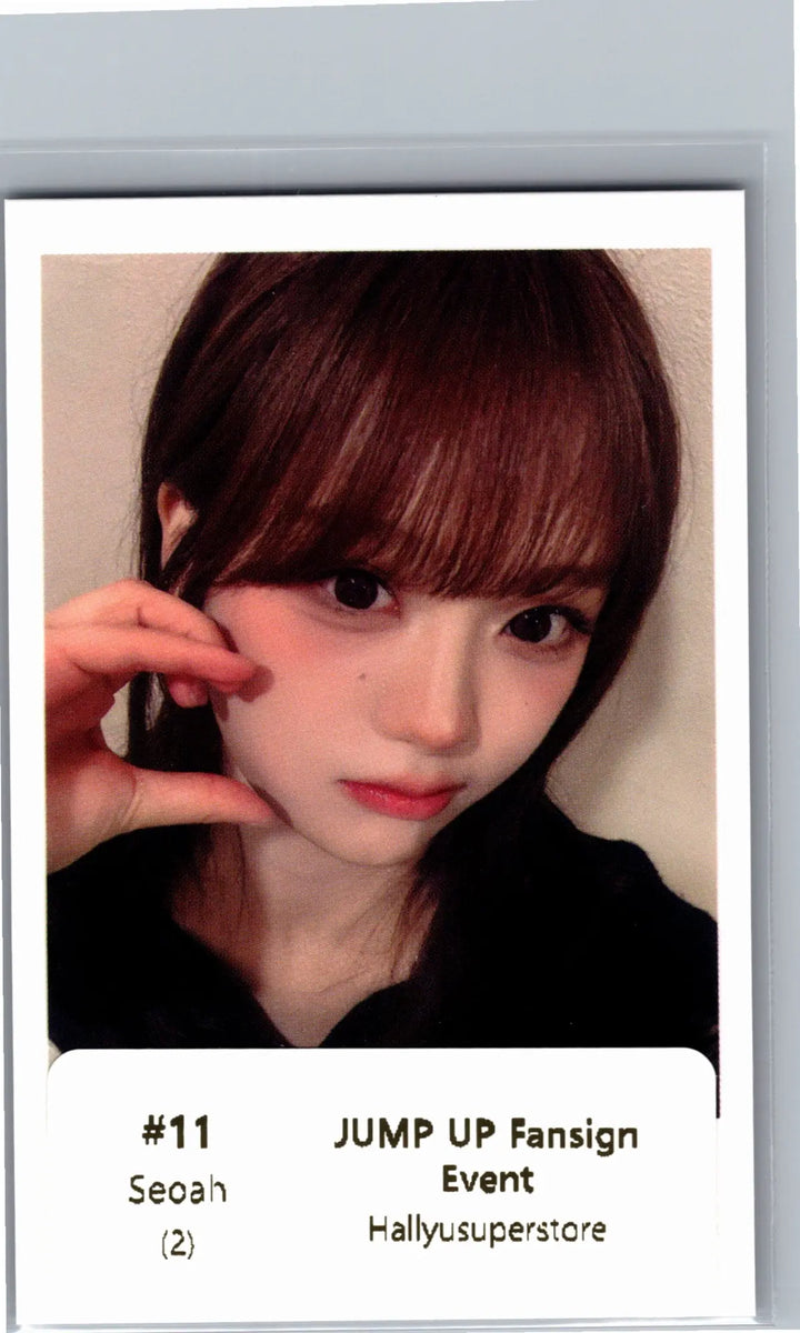 TripleS "LOVE&amp;POP pt.1" - Jump UP Fansign Event Polaroid type Photocard [26.07.06]