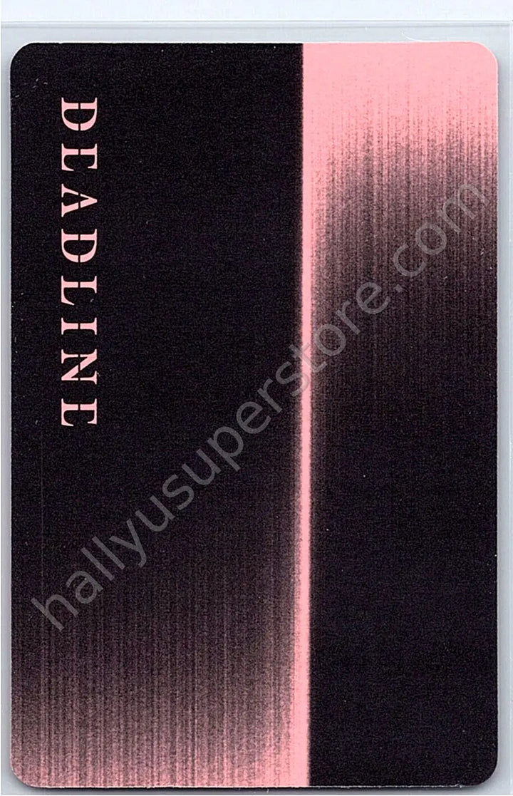 BLACKPINK - Jennie - BLACKPINK - Jennie - Deadline Album black version album photocard