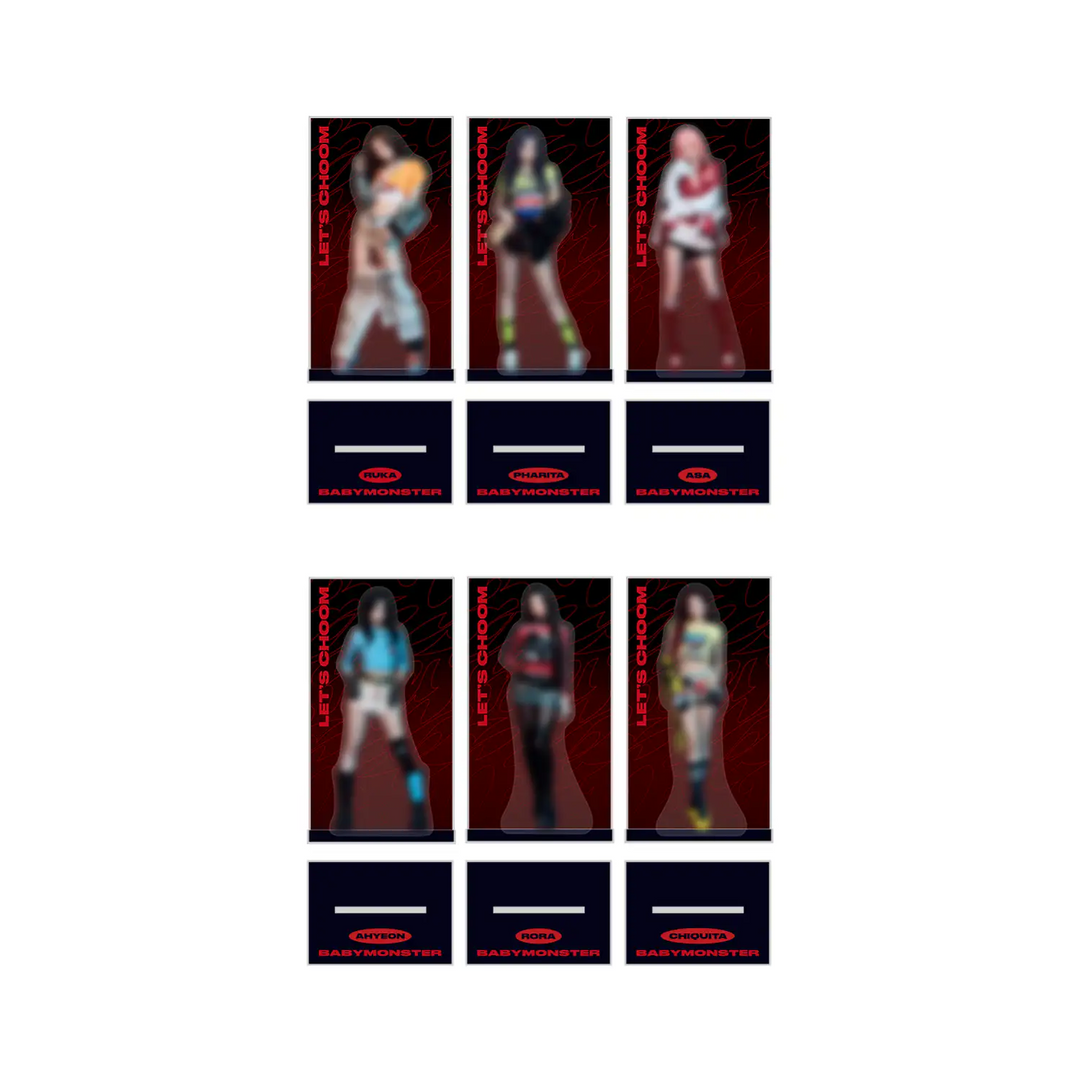 [Pre-Order] BABYMONSTER - "CHOOM" Official MD (ACRYLIC STAND)