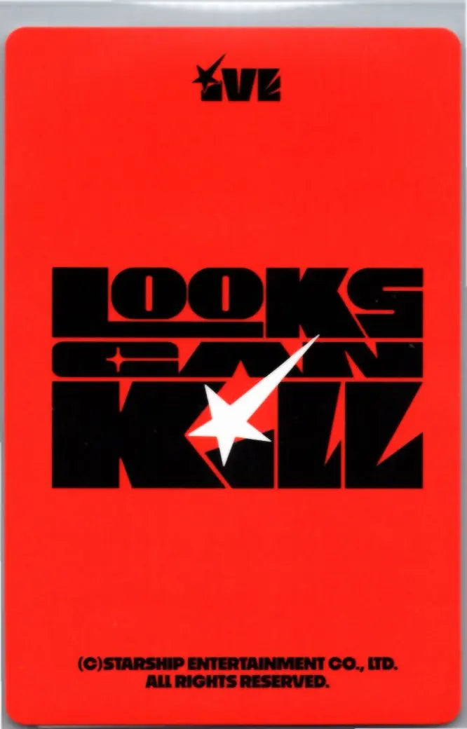 IVE "Looks Can Kill" - Official Photocard [26.10.27]