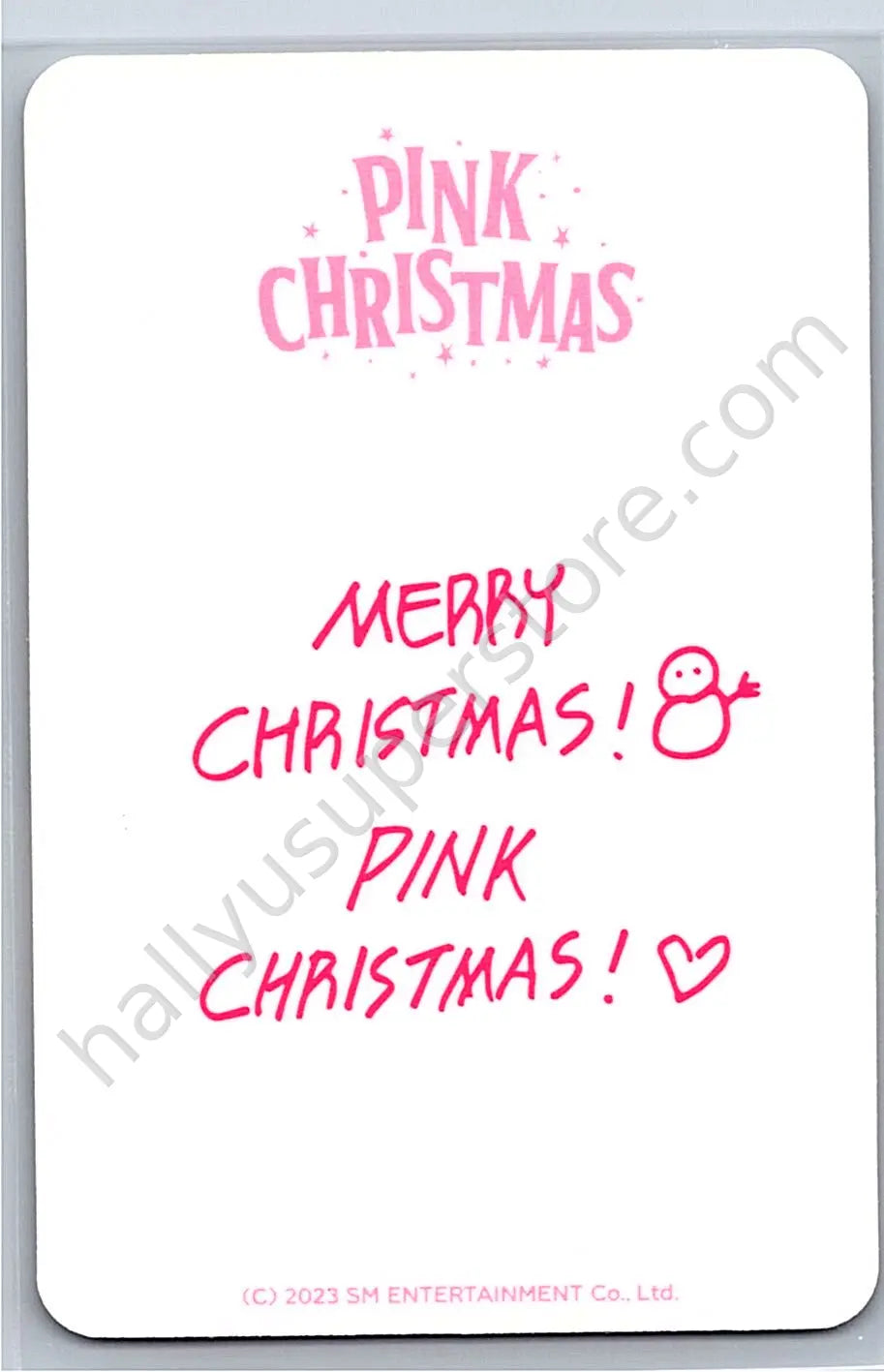 aespa - Winter - aespa - Winter - Pink Christmas (All) Other trading card 2023 version