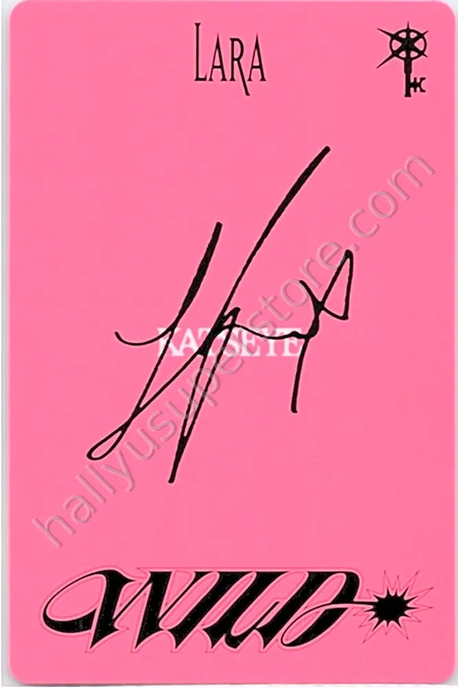 KATSEYE - Lara - WILD album photocard standard version wild heart version