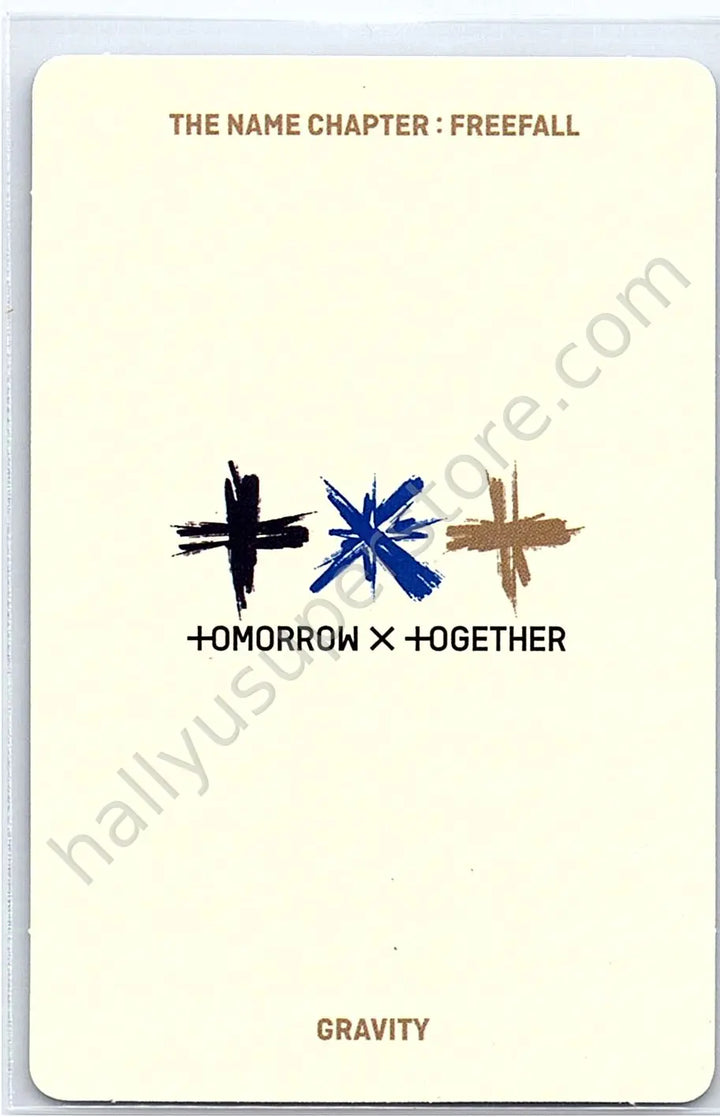 TOMORROW X TOGETHER - Soobin - The Name Chapter: Freefall album photocard gravity version