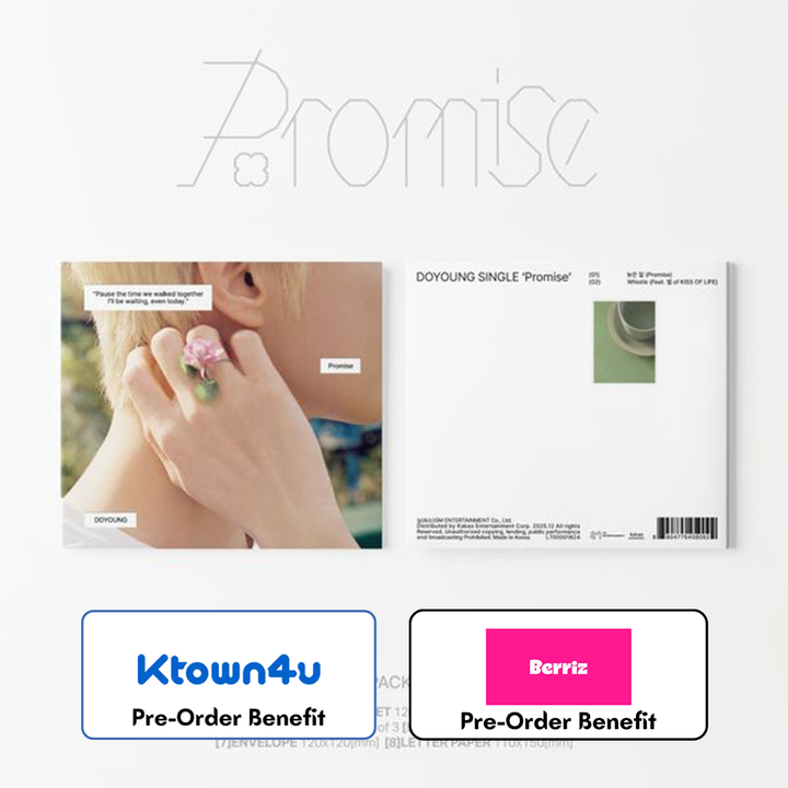 **[Pre-Order] DOYOUNG (Of NCT) - 1st Single Album "Promise"  + LuckyDraw Event (DIGIPACK Ver.)