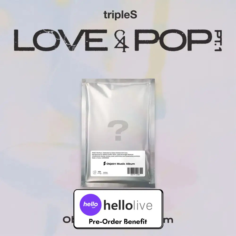 [PRE-ORDER] TripleS - "LOVE&amp;POP" pt.1 (Objekt Music Album) + Pre-Order Benefit (Choose Version)