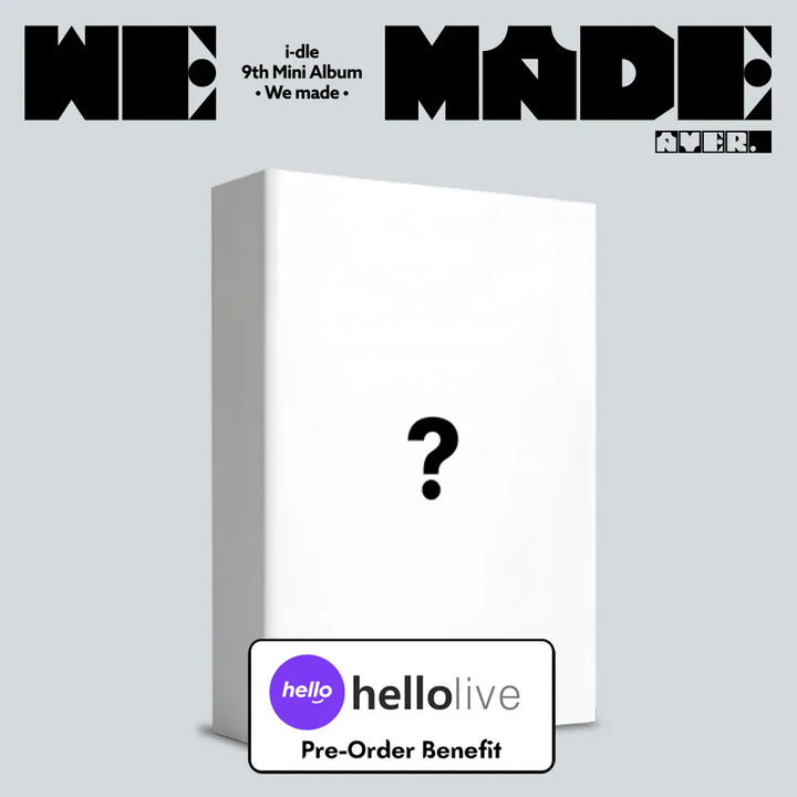 [Pre-Order] I-DLE - 9th Mini Album [We made] (A ver.) + Pre-Order Benefit (Choose Version)