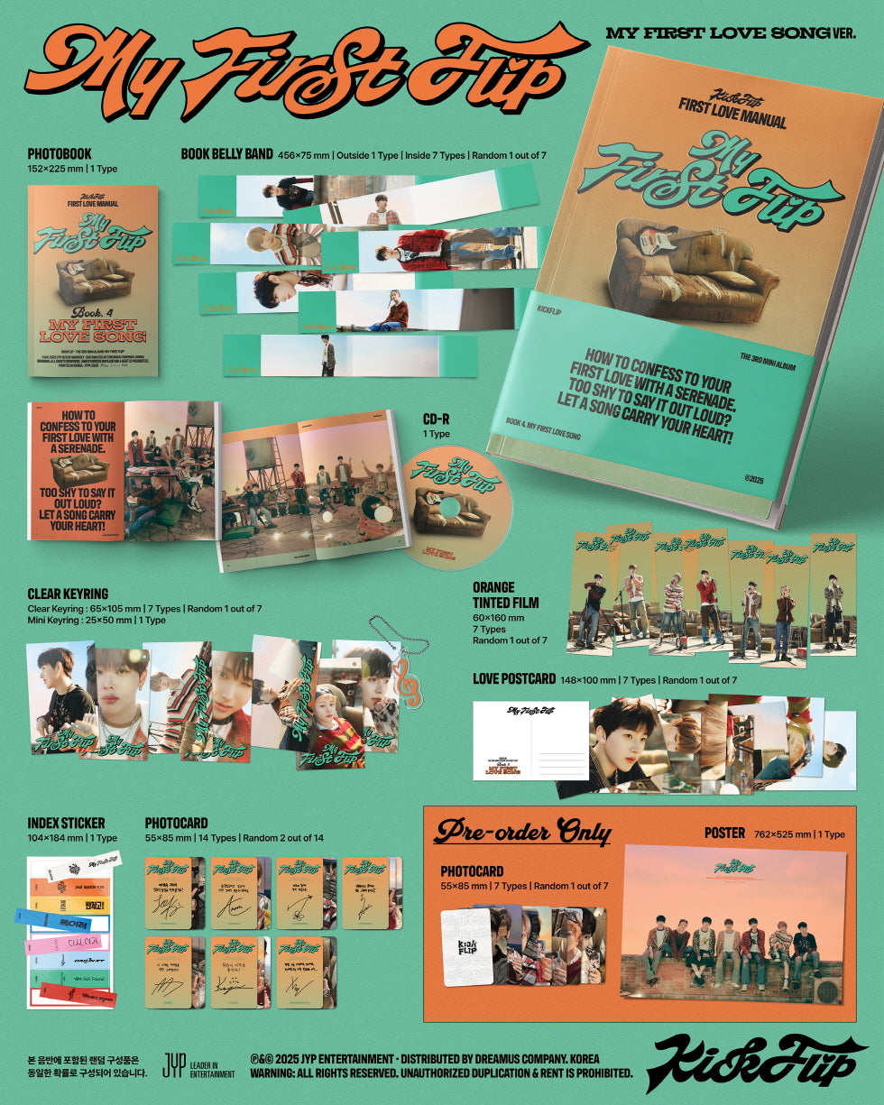 [B2B] KickFlips - 3rd Mini Album [My First Flip] / 킥플립 - 미니 3집 [My First Flip]
