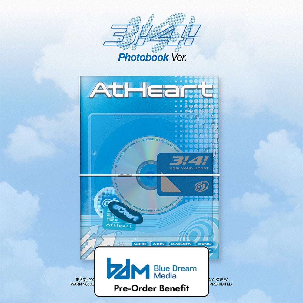 [Pre-Order] AtHeart - Single Album 3!4! (Photobook  Ver.) + Pre-Order Benefit (Choose Version)