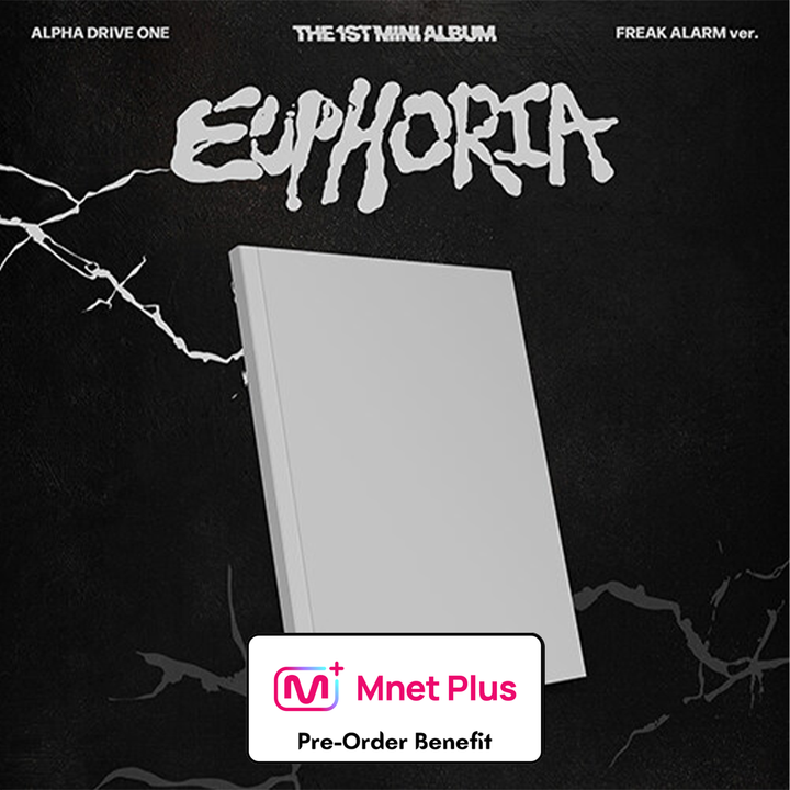 **[Pre-Order] ALPHA DRIVE ONE - 1st Mini Album 'EUPHORIA' + Pre-Order Benefit  (FREAK ALARM Ver.)(Choose Version)